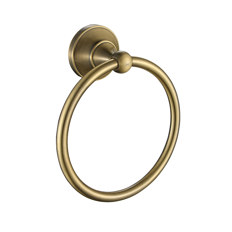 Bathroom Wall Mounted Hardware SUS 304 Stainless Steel Towel Holder Ring for Household Hotel