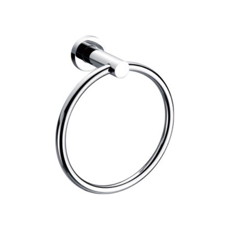Bathroom Wall Mounted Hardware SUS 304 Stainless Steel Towel Holder Ring for Household Hotel