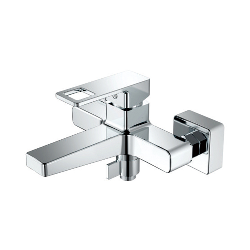 Chrome Finished Brass Faucet Bathtub Mixer Tap
