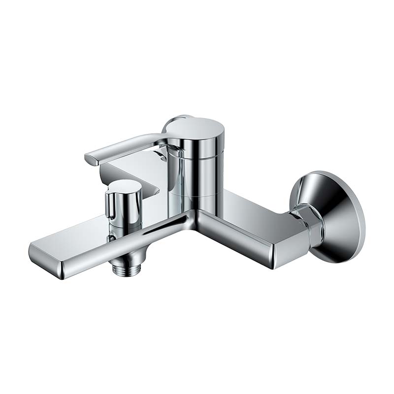 Chrome Finished Single Handle Brass Faucet Bathtub Mixer Tap
