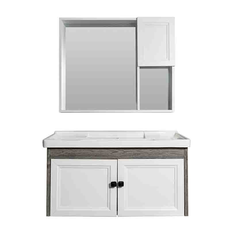 Modern Style Water Resistant Washroom Cabinet Custom Bathroom Vanity Cabinets