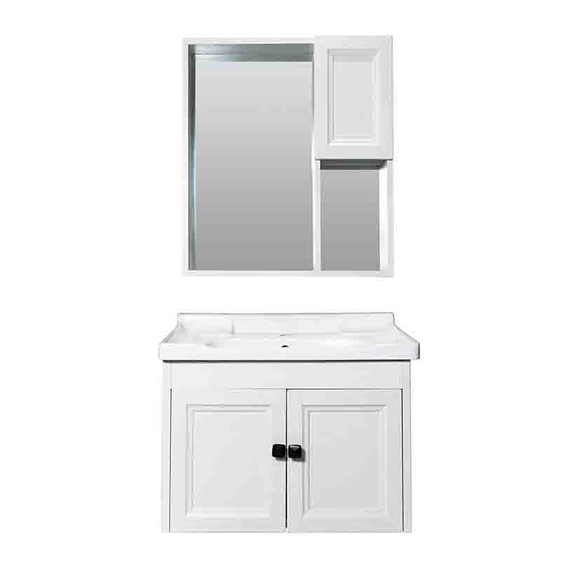 Wholesaler Bathroom Cabinet Custom Carbon Fiber Bathroom Vanity with Basin and Mirror Cabinets