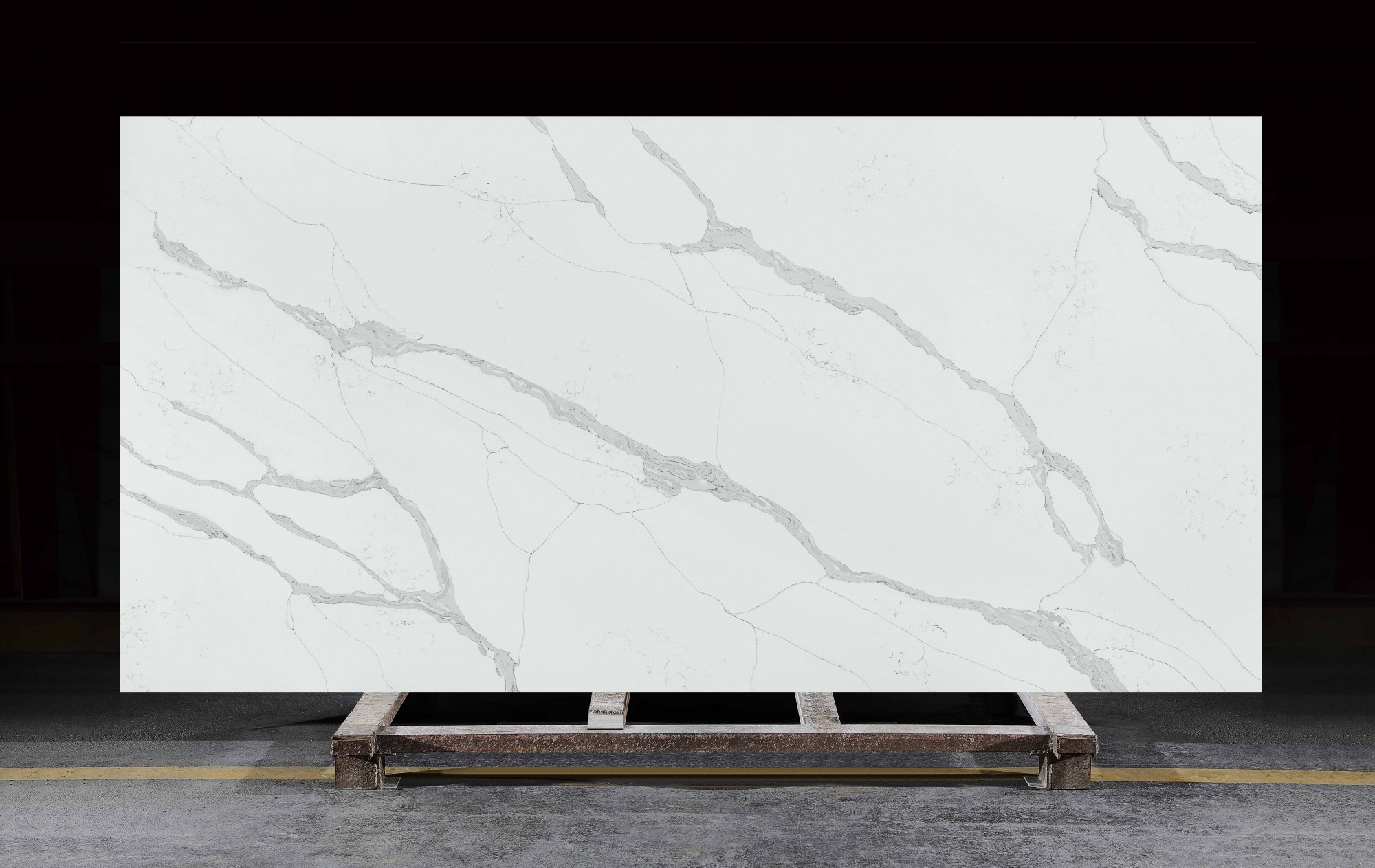 Quartz slabs calacatta white for kitchen countertop and stone surface