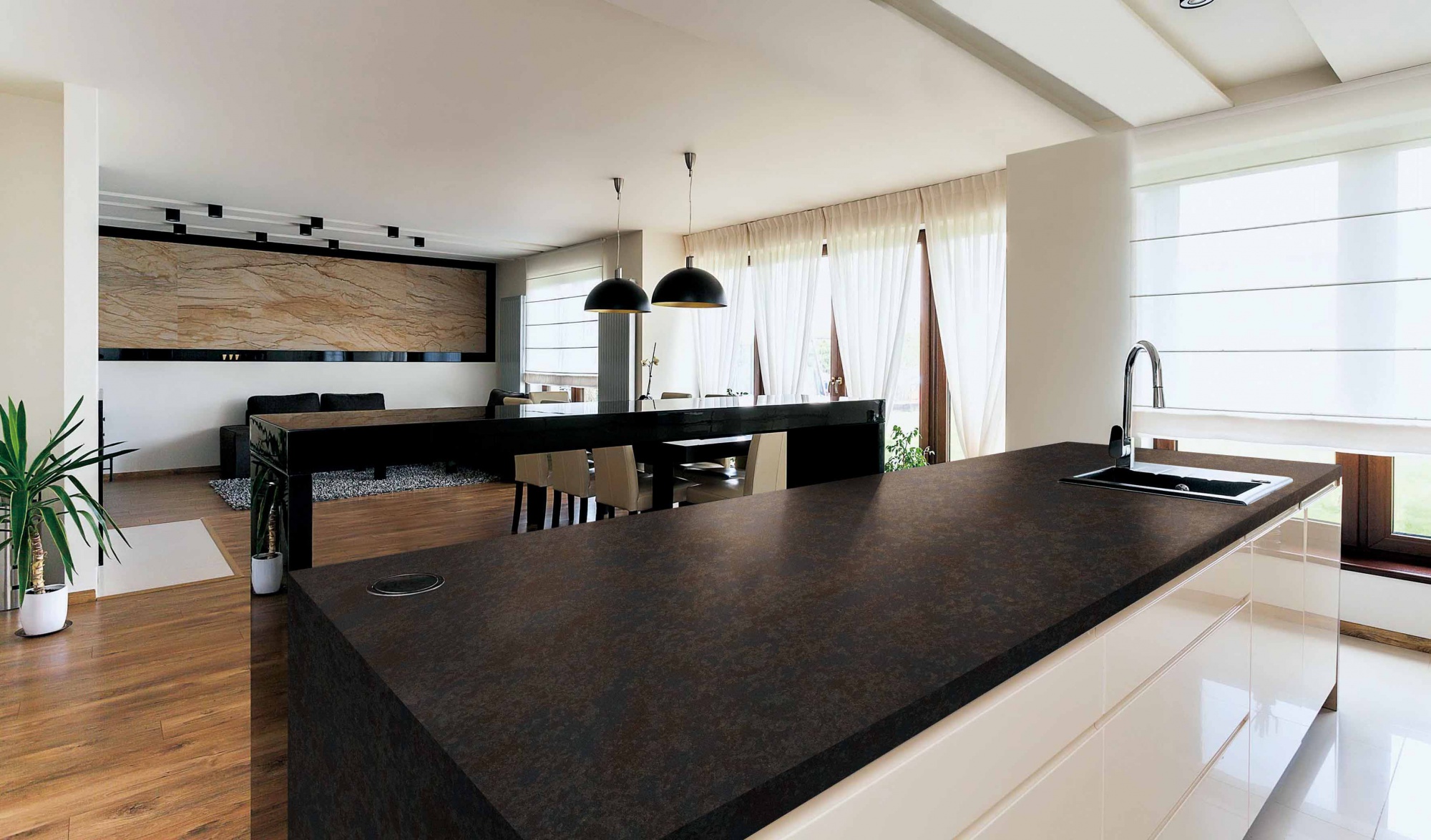 Customized Countertop of quartz stone slab building material