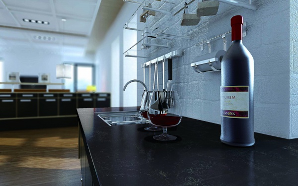 quartz slab kitchen and cabinet surface manmade stone