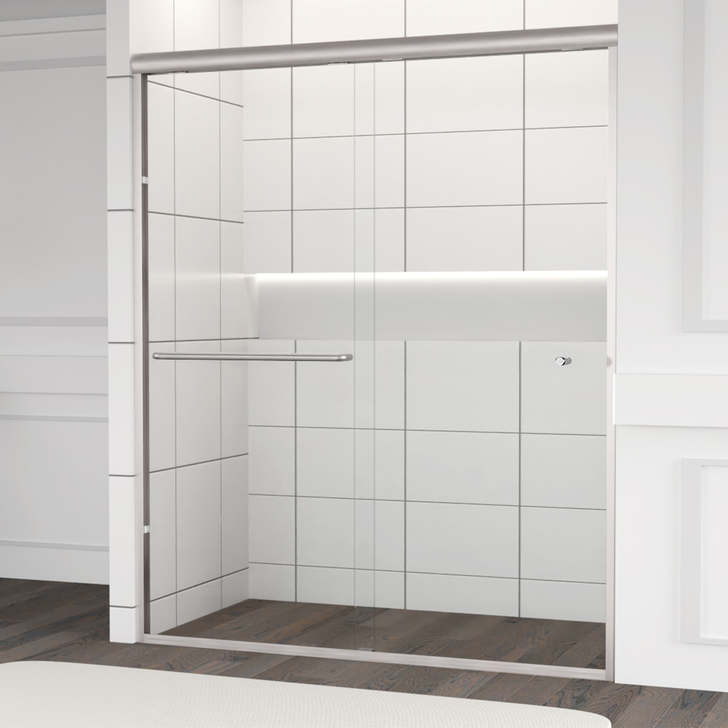 Modern Aluminium Profile Metal Frame Shower Partition Bathroom Shower Enclosure 