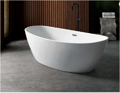 Luxury Sanitary Ware Factory Wholesale Acrylic Freestanding Bathtub Whirlpool Bath Tubs with Cupc