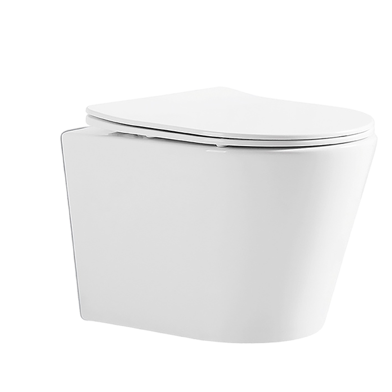 Rimless Concealed Tank Sanitarios Luxury Wall Hung P-Trap Toilet with CE Certificate