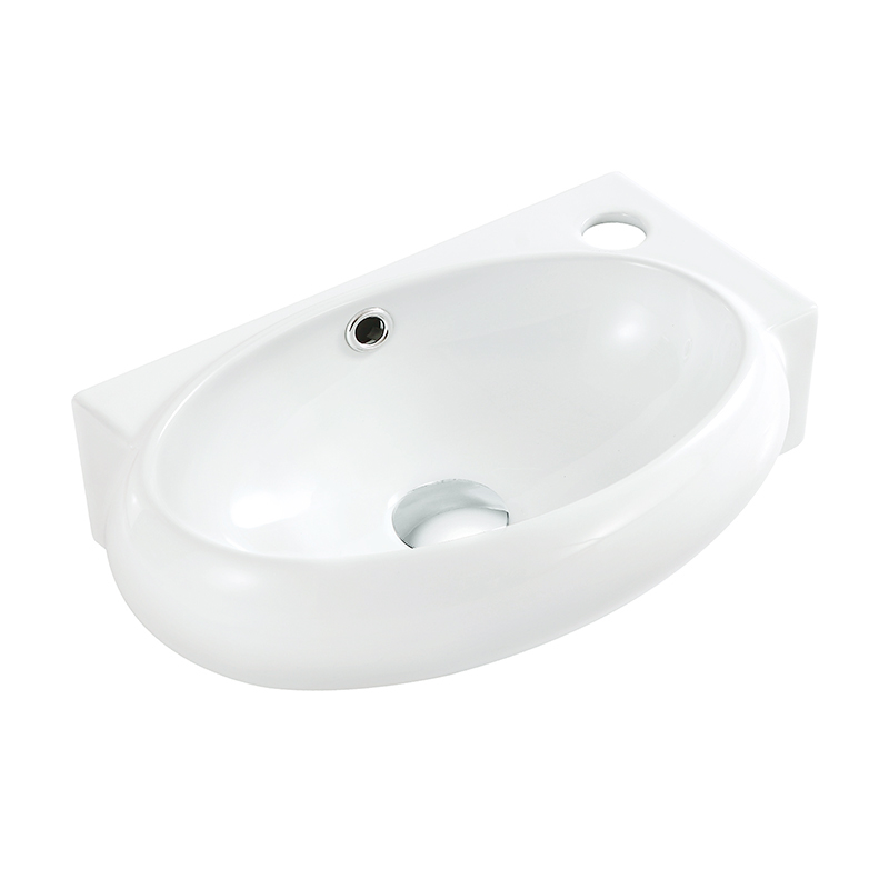 Cupc Custom Ceramic Sanitary Ware Modern Bathroom Wall-Hung Mounted Wash Hand Basin Sink