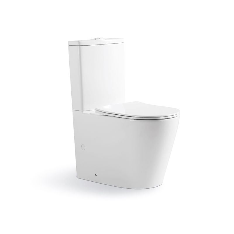Sanitary Ware Bathroom Two Piece Toilet Saet P Trap 180mm Ceramic Toilet Coupled Water Closet Separated Toilet with CE Watermark