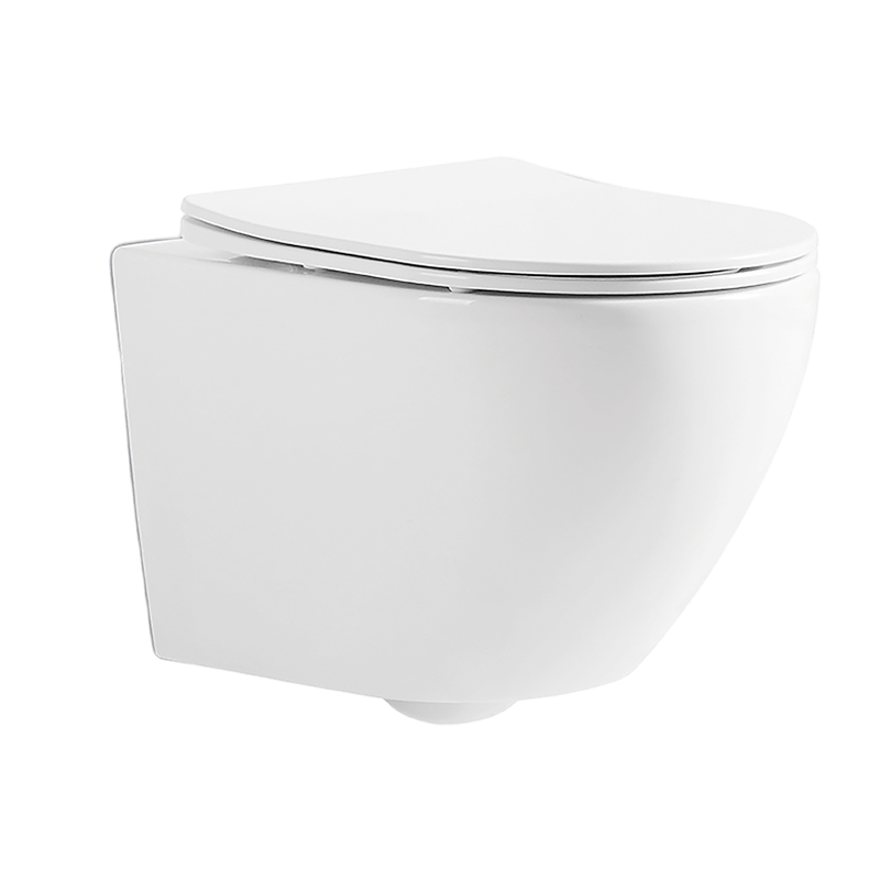 High Quality Ceramica Glossy Wc Mounted One Piece Closet Luxury Wall Hung Toilet-副本