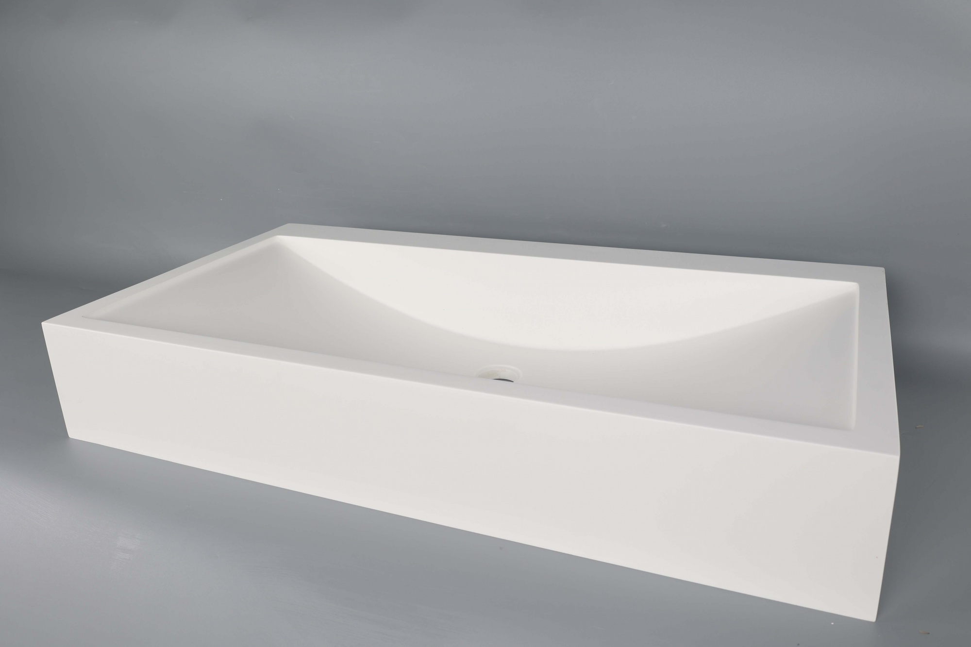 Repairable Solid Surface Acrylic Artificial Stone Countertop Basin Integrated Basin for Bathroom