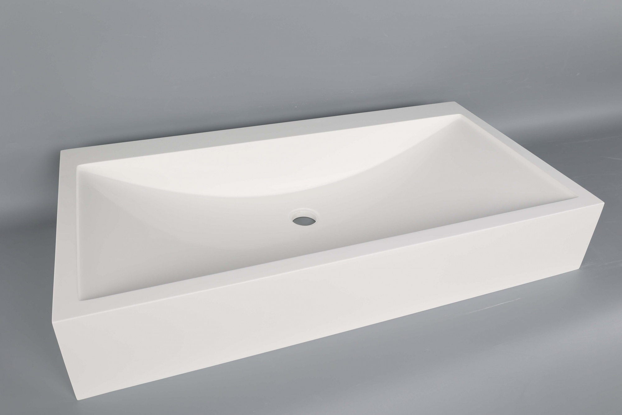 Repairable Solid Surface Acrylic Artificial Stone Countertop Basin Integrated Basin for Bathroom