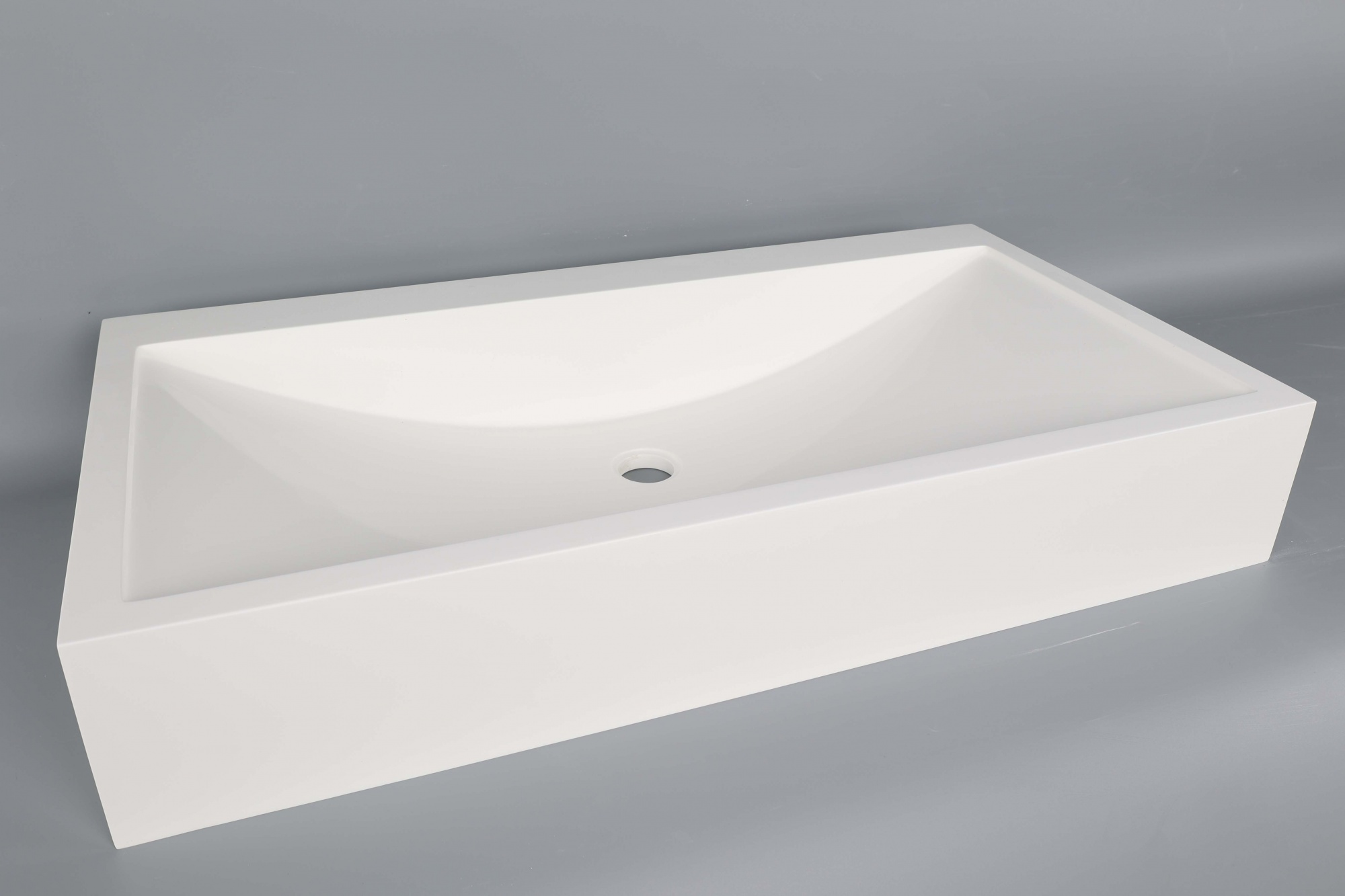 Repairable Solid Surface Acrylic Artificial Stone Countertop Basin Integrated Basin for Bathroom