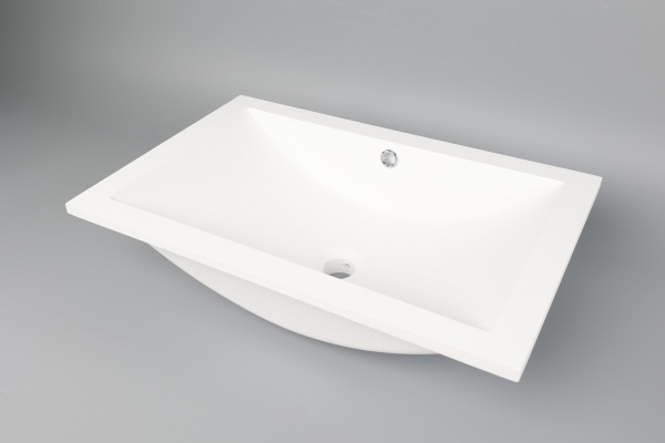 Stain-resistant Solid Surface Acrylic Artificial Stone Countertop Basin Integrated Basin for Bathroom