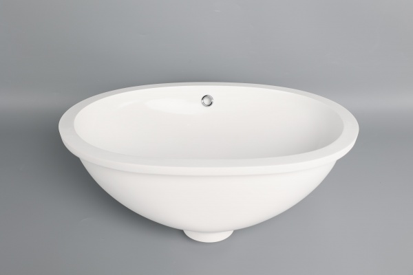 Resin Solid Surface Acrylic Artificial Stone Countertop Basin Integrated Basin for Bathroom