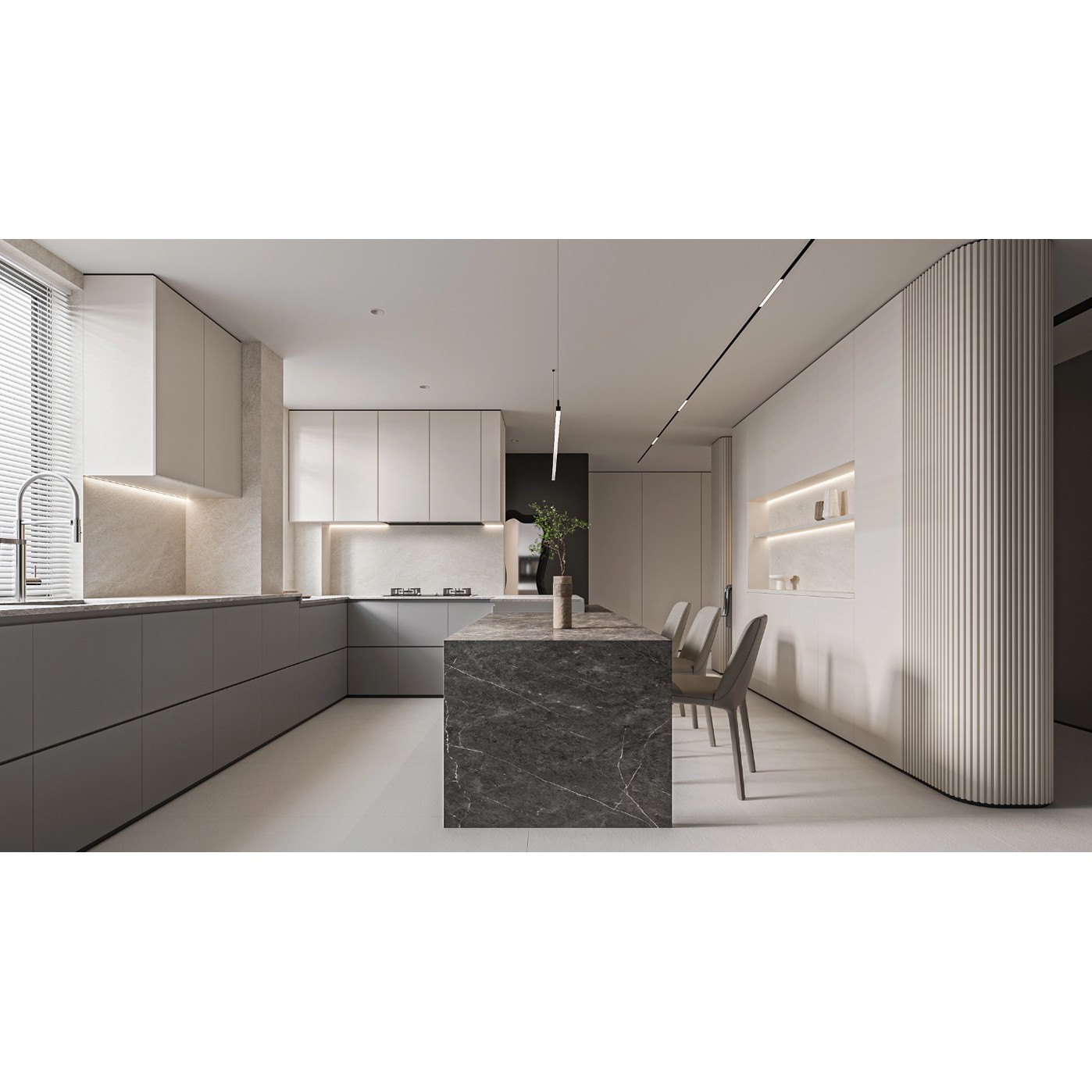 Home Furniture Cabinetry Kitchen Cabinet for Hotel Apartment Residential