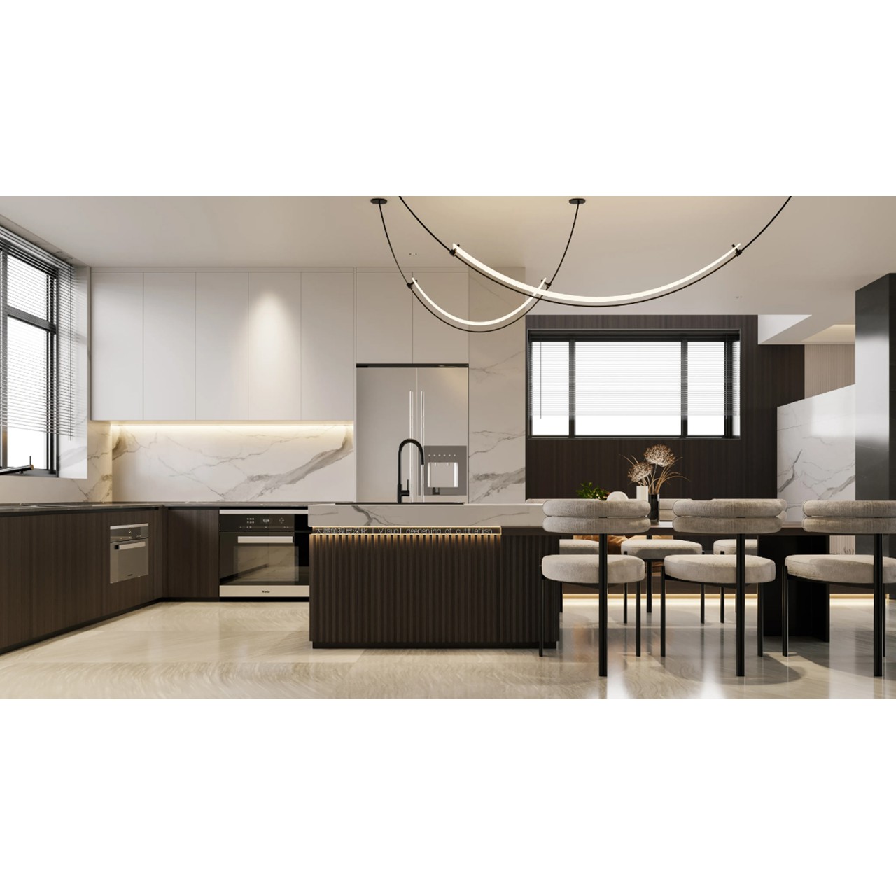 Home Furniture Cabinetry Kitchen Cabinet for Hotel Apartment Residential