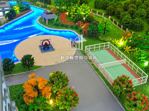 Model of the Sun God Factory Area