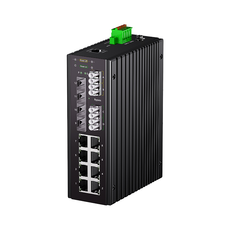 Managed Industrial Fiber Bypass Switch