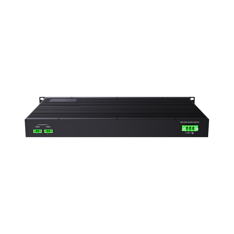 24*10/100/1000Base-T + 4*1G/2.5G/10GBase-X SFP+  L2+ Rack-mount Managed Industrial Ethernet Switch with Temp-humidity Sensor