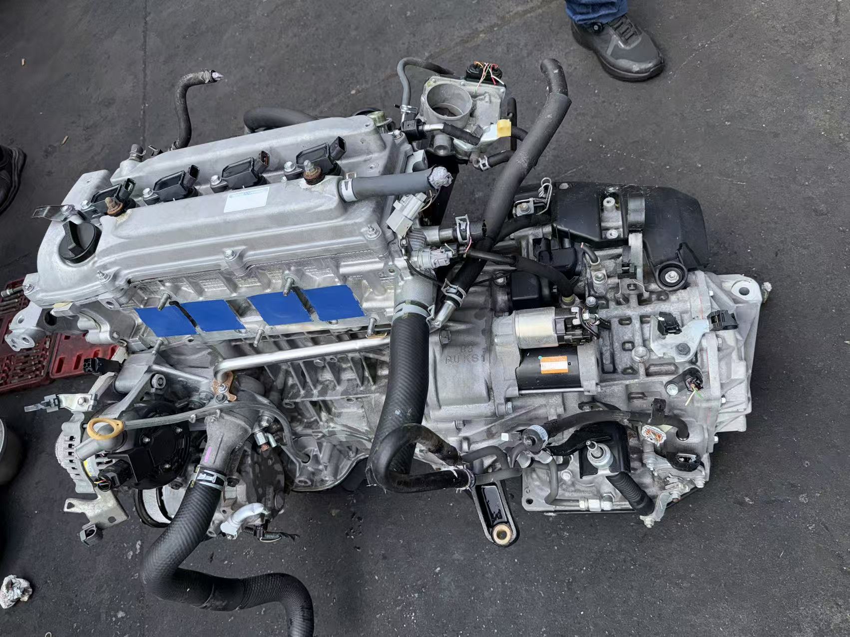 Used Toyota 2AZ-FE Engine + Automatic Transmission Complete Assembly