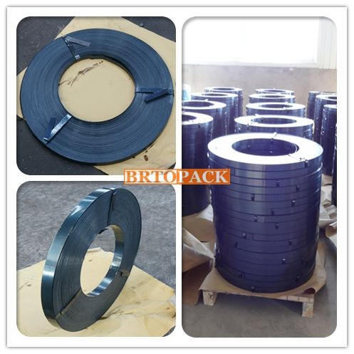 Premium Blue Wax-Coated High Tensile Steel Strapping | Anti-Corrosion & Smooth Feed