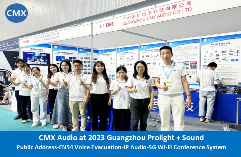 CMX Audio at 2023 Guangzhou Prolight + Sound