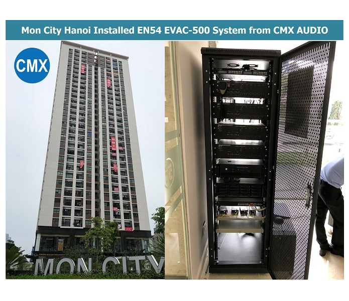 Vietname Hanoi Mon City Public Address & Voice Evacuation System  EVAC-500 