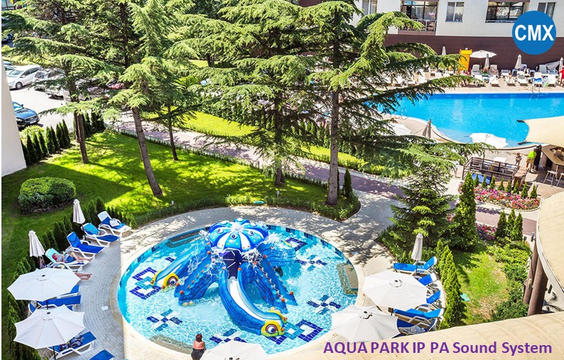 AQUA PARK Kazakhstan IP PA Sound System & Weatherproof Loudspeakers