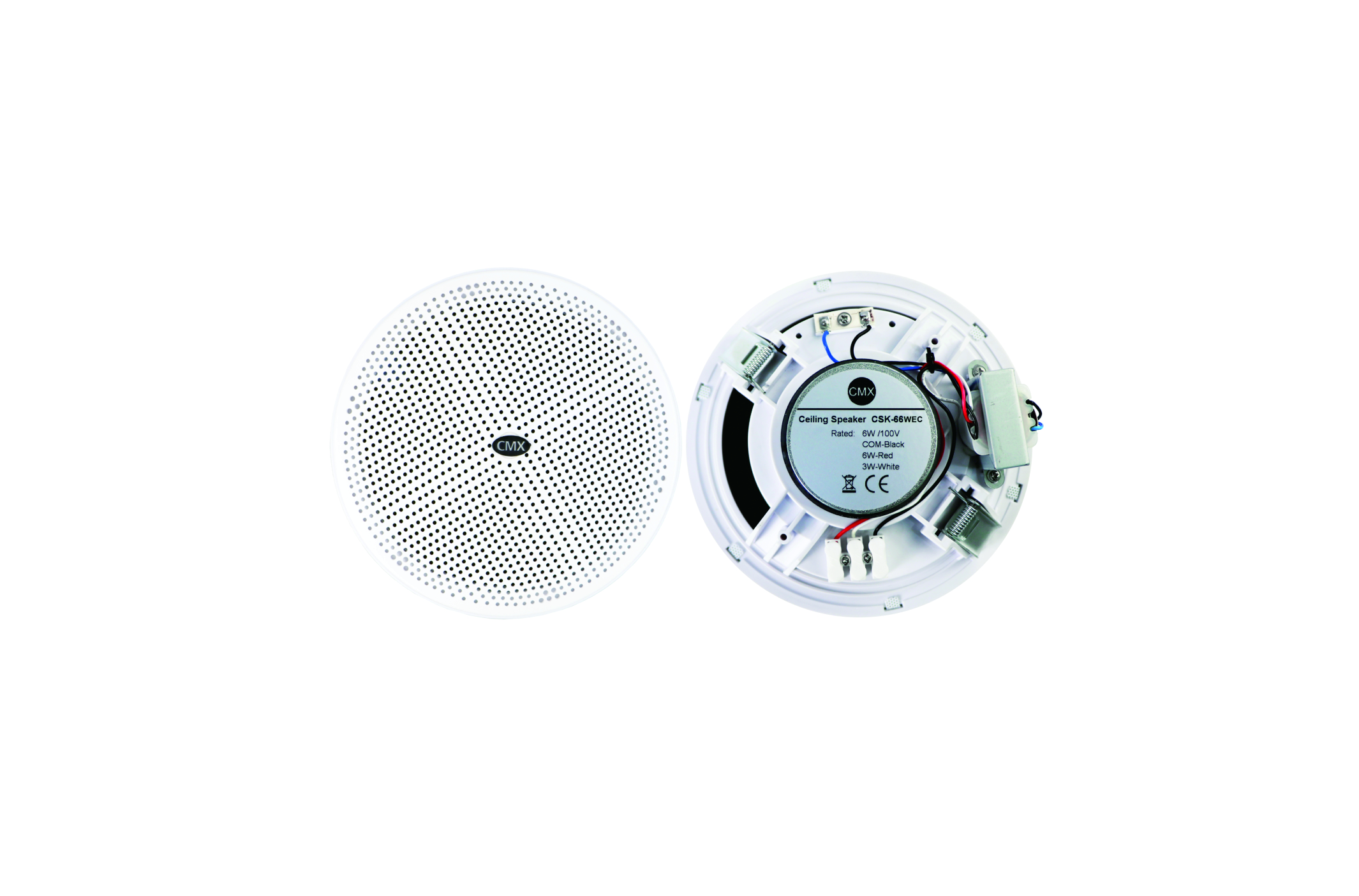 6.5” Waterproof Ceiling Speaker with Back Can CSK-66WEC