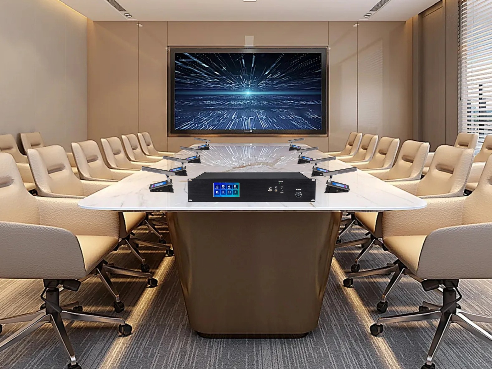 5G Digital  Conferencing  Solution with  Auto-Video  Tracking &  Recording