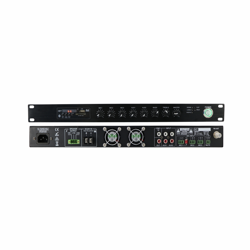 Mixer Amplifier with USB/SD/FM/Bluetooth DC-60AB/DC-120AB/DC-240AB/DC-350AB/DC-500AB