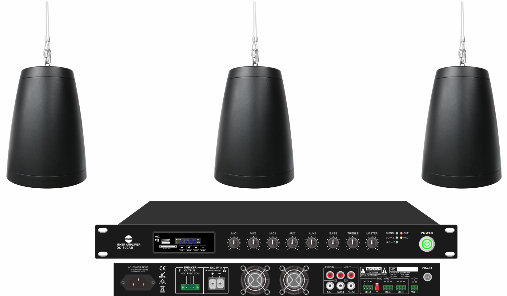 Let the sound descend gently from top to bottom