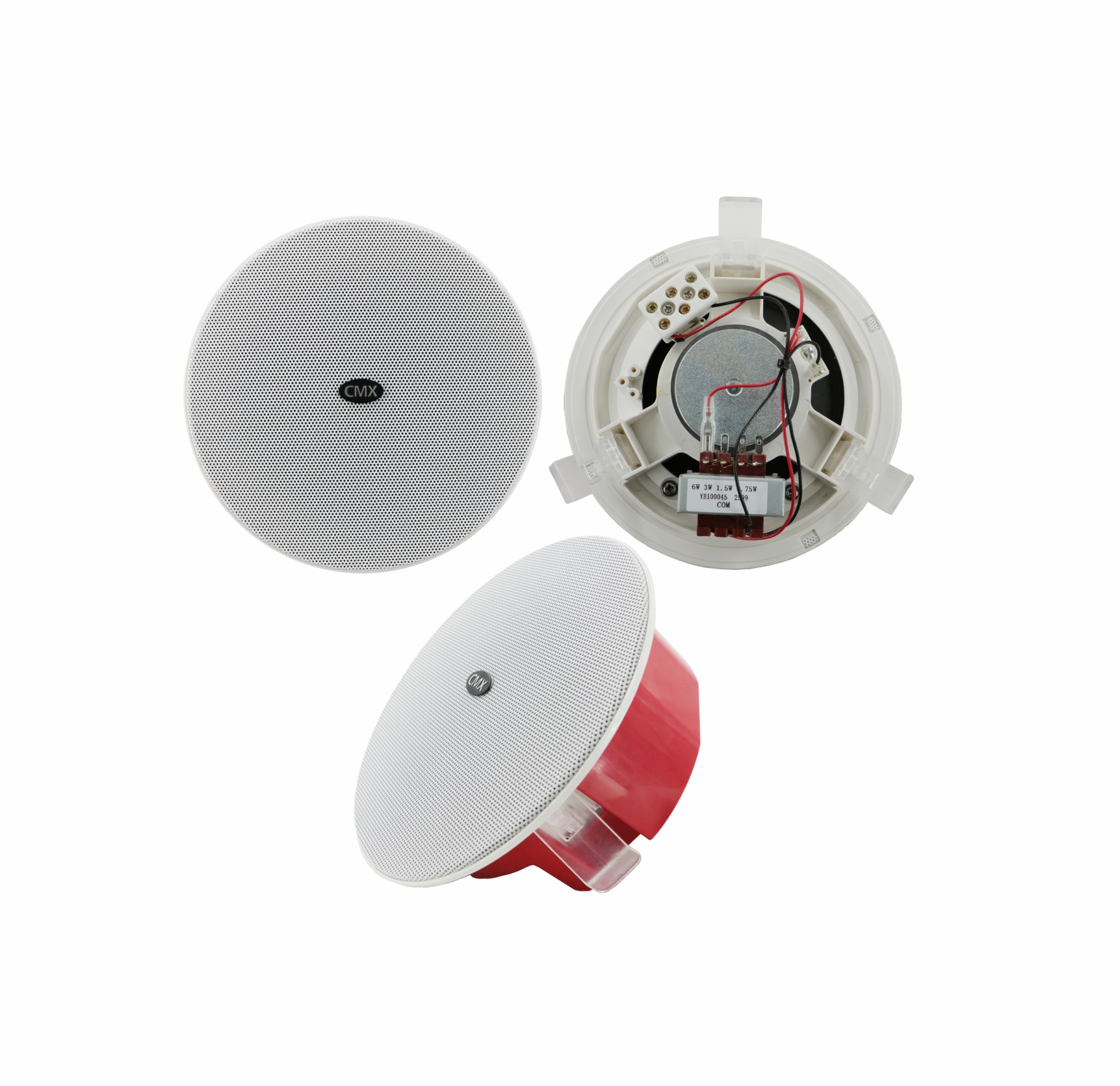 Economic EN54-24 Fireproof  Ceiling Speaker Solution 
