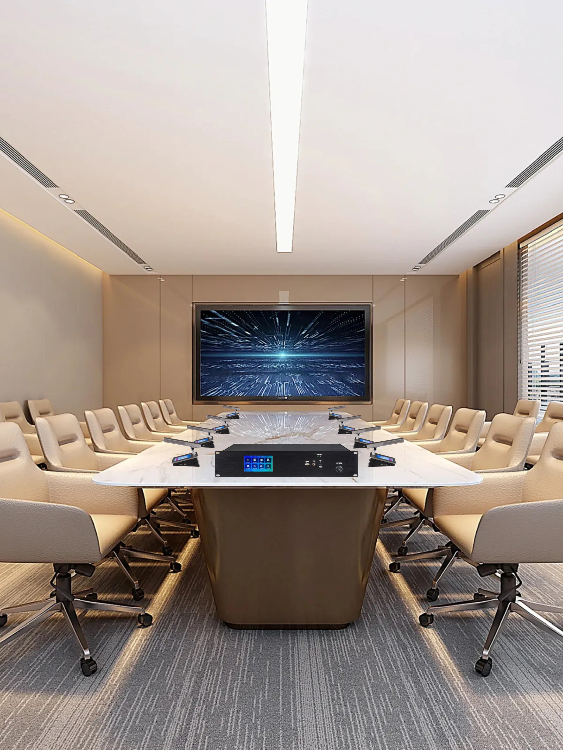 Multi-room  5G Wi-Fi  Conference  System Solution