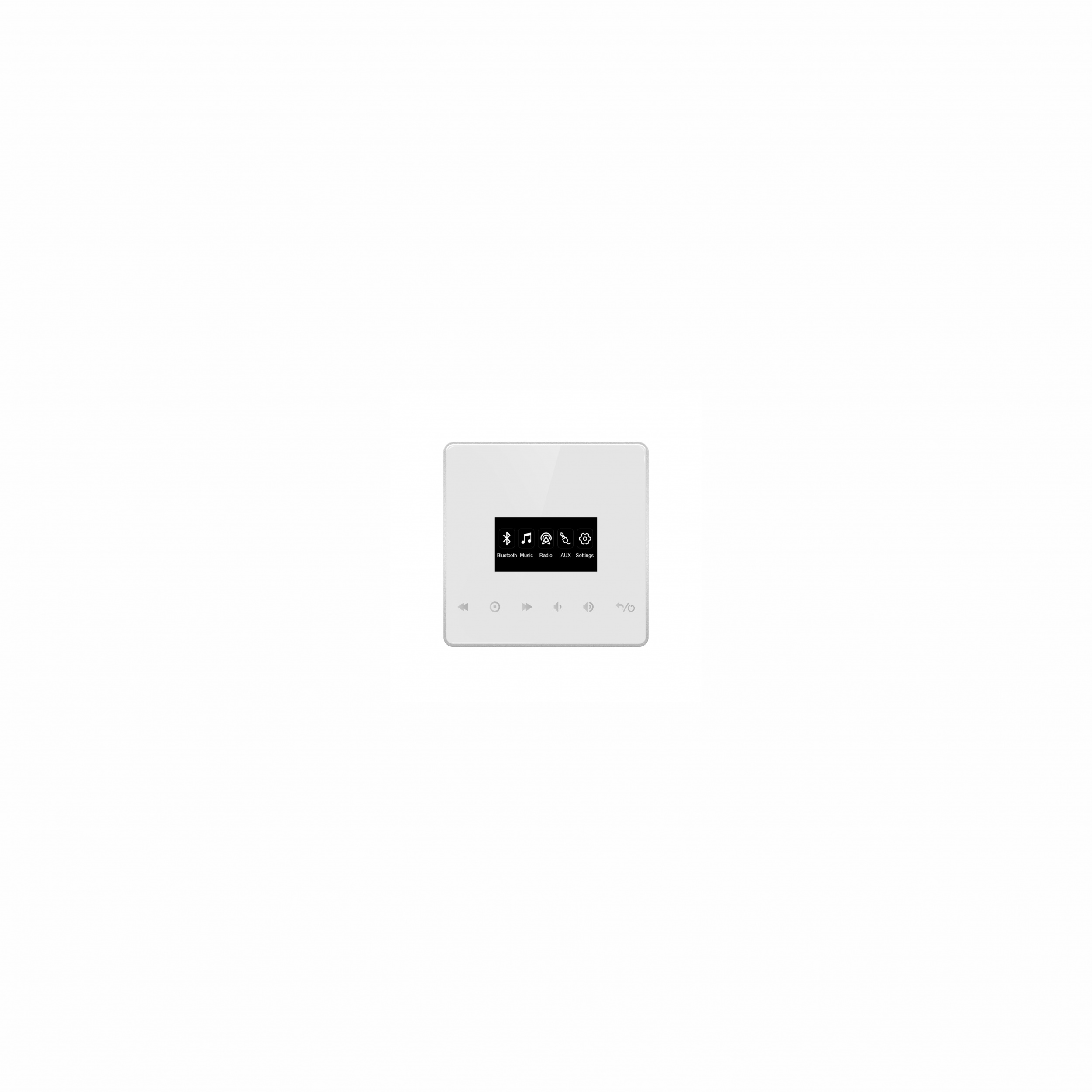 On Wall Amplifier with USB/FM/Bluetooth/ Remote Control H5 2x25W