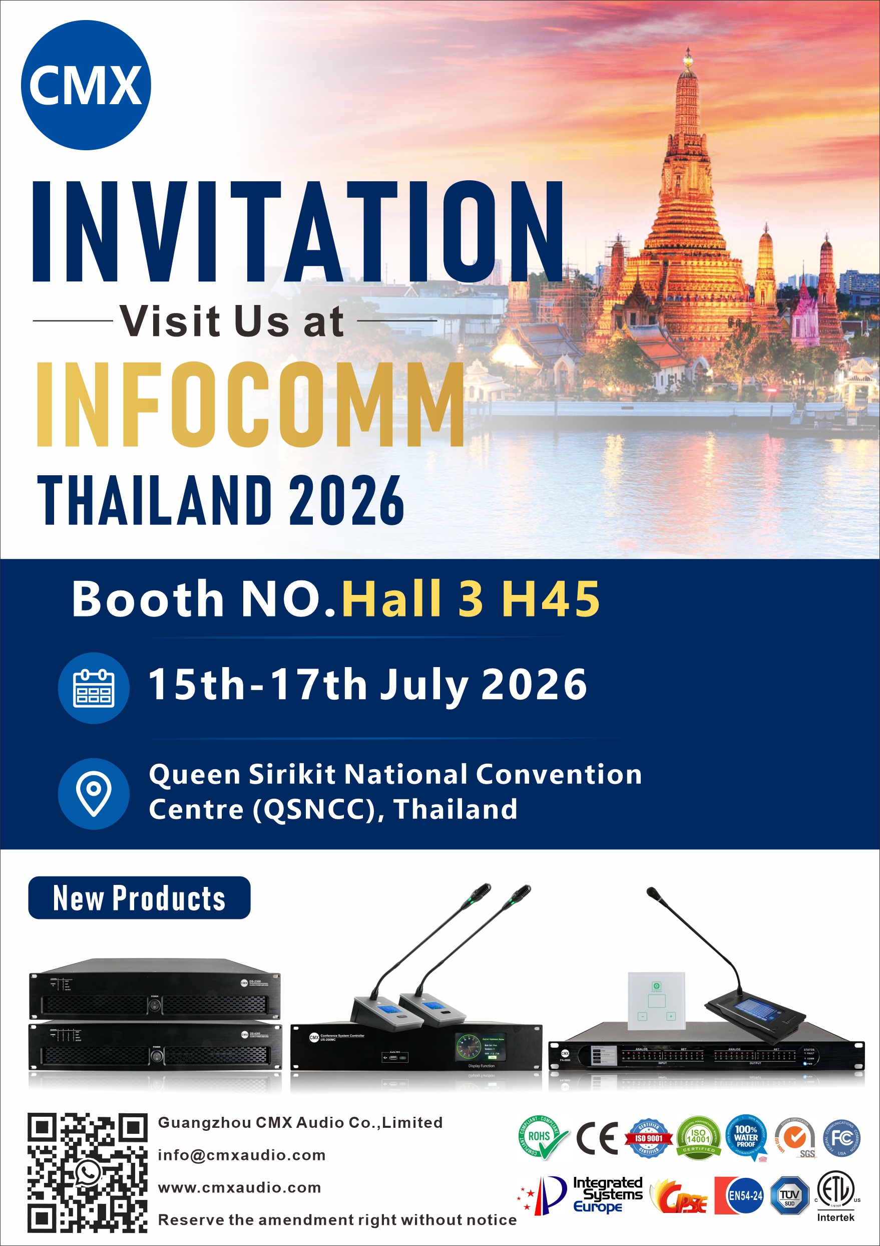 Connect & Innovate | Join CMX at Thailand INFOCOMM 2026