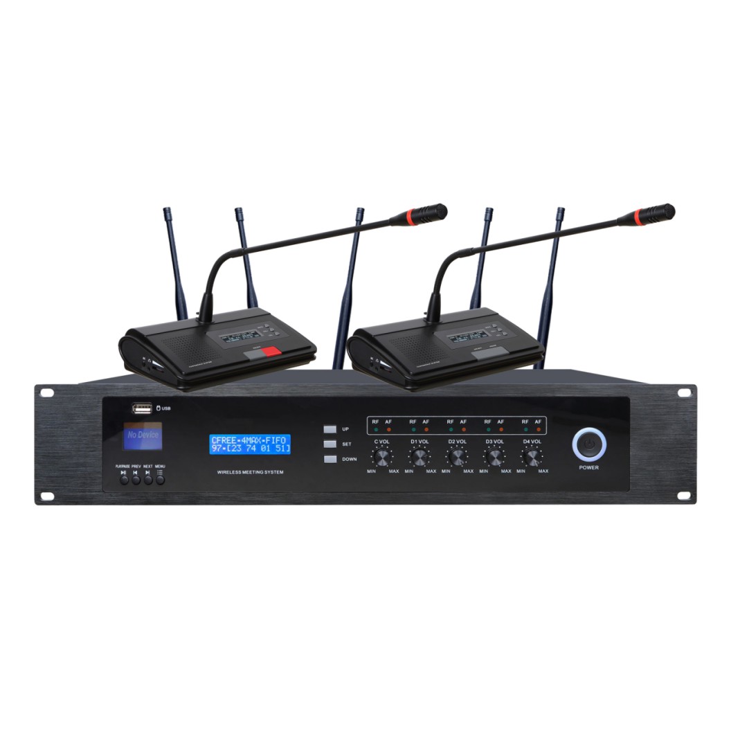 UHF-300 UHF Wireless Conference System Master Controller （With Recording） 