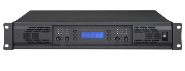 Digital Quad Power Amplifier  D46 D48 D410 D412 600W to 1200W by Two Channels