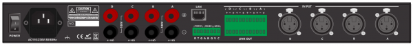 4-Channel Amplifiers with DSP Processor  DST-4400 DST-4300 DST-4200