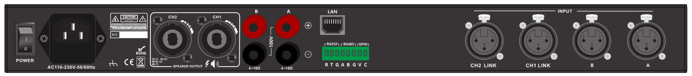 2-Channel Amplifiers with DSP Processor DST-2400 DST-2300 DST-2200   