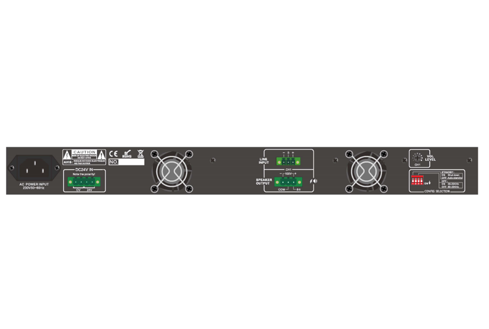 Class D Power Amplifier DA-120 DA-240 DA-350 DA-500