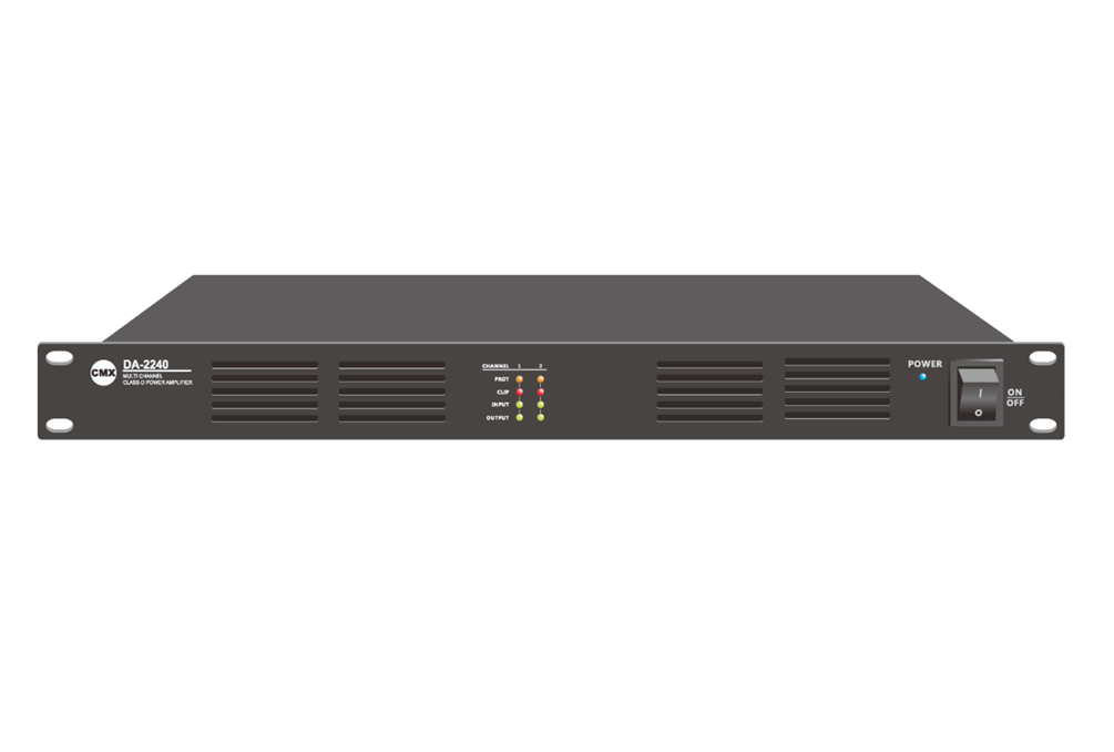 Two Channel Class-D Power Amplifier DA-2120, DA-2240, DA-2350, DA-2500