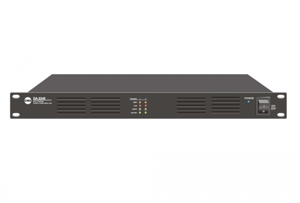 Two Channel Class-D Power Amplifier DA-2120, DA-2240, DA-2350, DA-2500