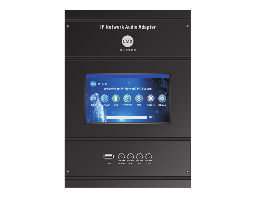DI-9729 IP Network Wall Mount Amplifier