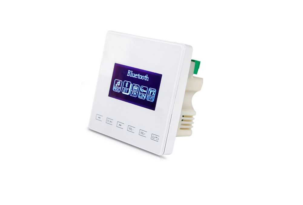 A5 Wall Amplifier with Bluetooth/USB/FM 2 x 15W Wi-Fi Spotify Home Audio Smart Player