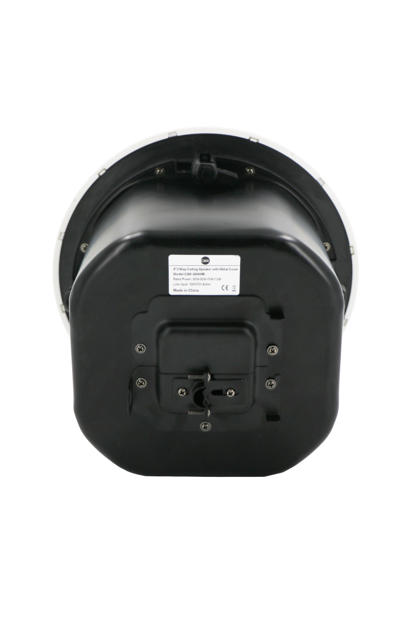 CSK-860HM 6.5” Two Way Frameless Ceiling Speaker with Back Box 100V power taps 60W & 8Ω