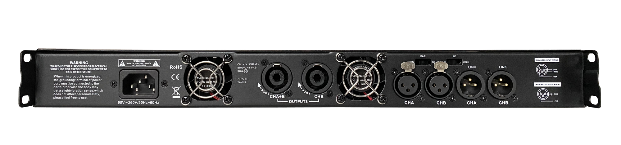 Two Channel Professional Power Amplifier CS-2600  CS-2800 CS-21000 CS-21300 CS-21800	