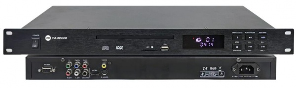 DVD Player with USB & SD PA-300DM AC100V to 240V, 50-60Hz